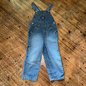 Old Navy farmer boy distressed  4T denim overalls
